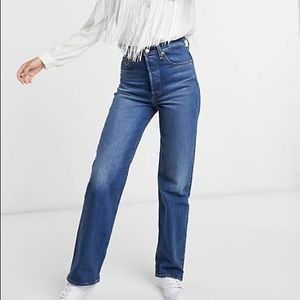 Levi's Ribcage Charleston Vintage Jeans - mid blue
